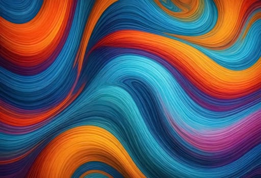 AI generated of a colorful abstract background with the colors of the rainbow