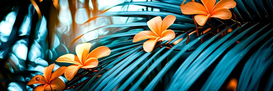 A close up of a bunch of flowers on the side of some leaves