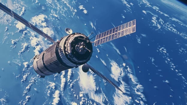 A representation of a futuristic space station built deep within the Earths core, showcasing advanced technology merging with the planets core structure. The station appears surrounded by molten magma, with various modules and structures visible in this unique setting.