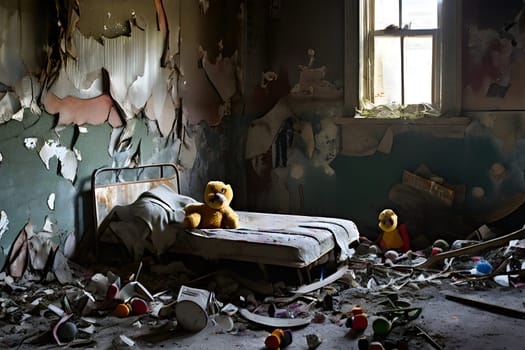 abandoned hospital dilapidated children ward