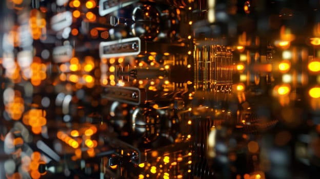 Dive into the intricate realm of quantum computing with this evocative image capturing the theoretical foundations of this cutting-edge field. The ethereal glow illuminates the abstract concepts and mathematical underpinnings that drive the advancement of quantum technologies. Delve into the complexities of qubits, superposition, and entanglement, as the photo beckons viewers to ponder the mysteries of the quantum world.