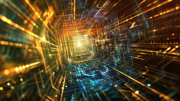 Dive into the intricate realm of quantum computing with this evocative image capturing the theoretical foundations of this cutting-edge field. The ethereal glow illuminates the abstract concepts and mathematical underpinnings that drive the advancement of quantum technologies. Delve into the complexities of qubits, superposition, and entanglement, as the photo beckons viewers to ponder the mysteries of the quantum world.