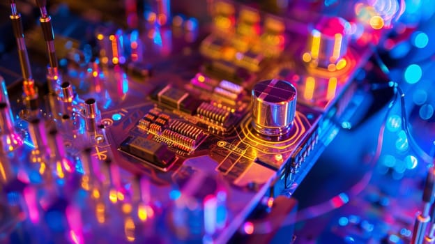 Dive into the intricate realm of quantum computing with this evocative image capturing the theoretical foundations of this cutting-edge field. The ethereal glow illuminates the abstract concepts and mathematical underpinnings that drive the advancement of quantum technologies. Delve into the complexities of qubits, superposition, and entanglement, as the photo beckons viewers to ponder the mysteries of the quantum world.