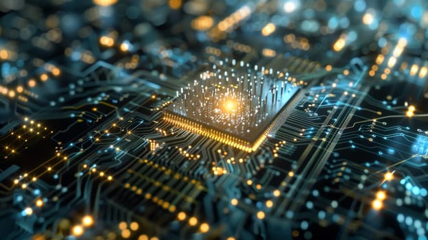 Dive into the intricate realm of quantum computing with this evocative image capturing the theoretical foundations of this cutting-edge field. The ethereal glow illuminates the abstract concepts and mathematical underpinnings that drive the advancement of quantum technologies. Delve into the complexities of qubits, superposition, and entanglement, as the photo beckons viewers to ponder the mysteries of the quantum world.