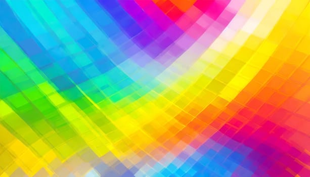 Background made of many colored squares that have color transitions and run in waves.