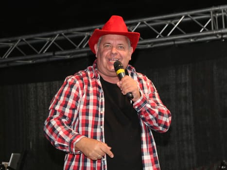 deutscher Partyschlagersänger Markus Becker in Magdeburg am 30.03.2024