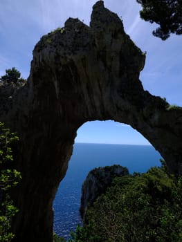 Seaside from Capri, island near Napoli,Italy