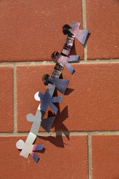 turn around of paper figure backround,wallpaper