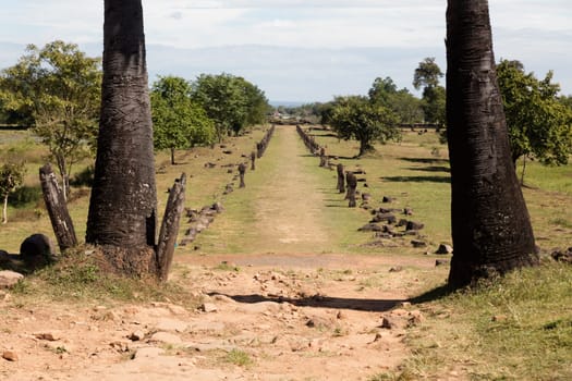 Devember 2 2016, Champasak,Laos. Wat Phou khmer site