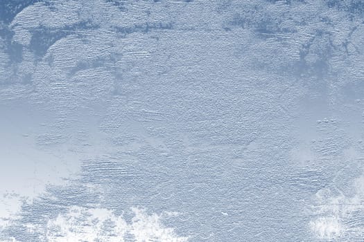 Abstract ice background. Blue background with stripes and roughness on the ice surface