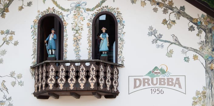 Cuckoo clocks at the Drubba store in the Black Forest, Lake Titisee Neustadt in Germany, traditional craft, vintage wood carving, 30.03.2024