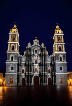 AI generated of the cathedral of san jose de guadalupe in guadalajara, mexico
