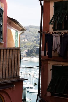 lerici, Italy - April  4, 2016:  Lerici is very famous for the old castle and the port