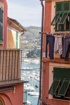 lerici, Italy - April  4, 2016:  Lerici is very famous for the old castle and the port