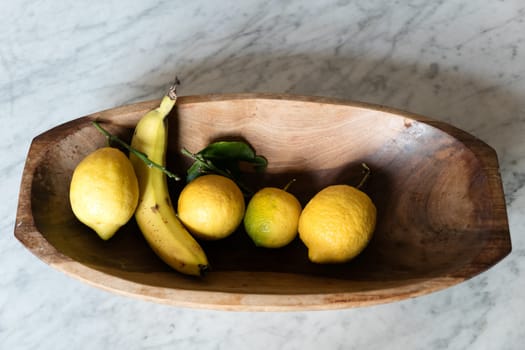 Banana and lemons a still life picture