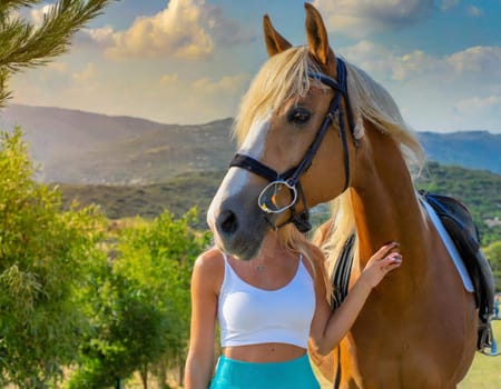 muscular body face of mask horse
