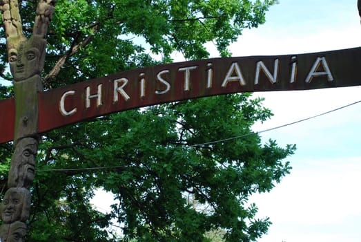 The "Pusher Street"" in Denmark is history. In the municipality of Christiania,the street famous for drug-related crime was closed. Dealing was tolerated for a long time. Copenhagen,April 2,2024"
