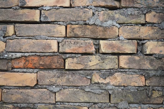 Background of old vintage brick wall.