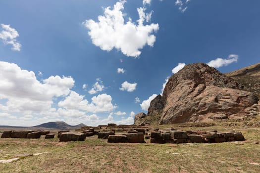 Pukara ruins, near the city of Cuzco,Peru