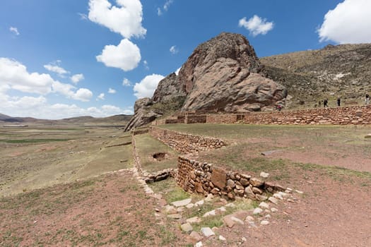 Pukara ruins, near the city of Cuzco,Peru