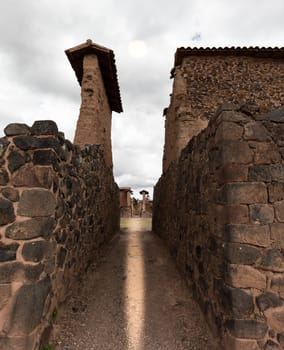 Temple of Wiracocha, Raqchi, Peru