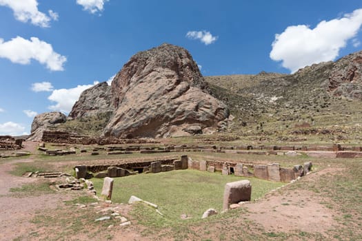 Pukara ruins, near the city of Cuzco,Peru