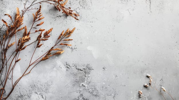 Several plants, including shrubs and grasses, are densely packed together on a snowy ground. The snow covers their leaves and branches, creating a stark contrast between the greenery and the white snow.
