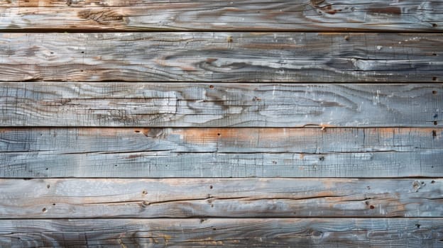 A detailed view of a wooden wall constructed from individual planks, showcasing the texture and grain of the wood. The planks are tightly fitted together, creating a sturdy and rustic appearance.