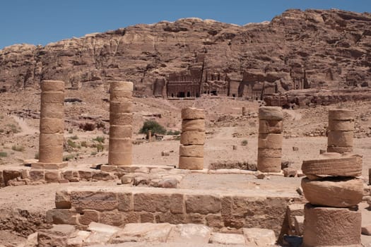 Ruins of Petra, World's UNESCO Heritage, Jordan