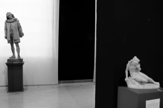 Shyness at Arts museum of Naples, Italy