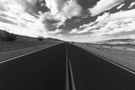 Death Valley in California, the most arid place in USA
