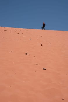 Dunes in Wadi Rum desert, Jordan