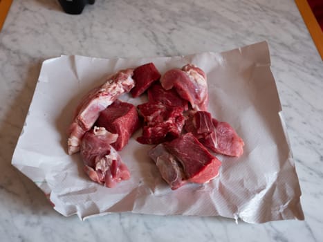 Meat of pork mixt used for Neapolitan meat sauce (ragù)