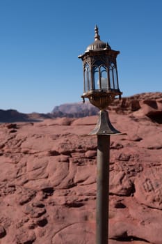gate in   Wadi Rum desert, Jordan  Wadi Rum desert, Jordan