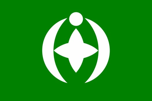 Flag of Chiba City of Japan. Proportion 2:3. EPS10.