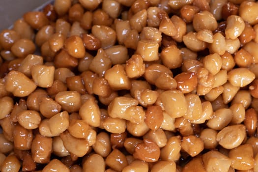 Struffoli - Traditional Neapolitan Dessert Served at Christmas. Honey Glazed, Fried