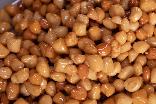 Struffoli - Traditional Neapolitan Dessert Served at Christmas. Honey Glazed, Fried