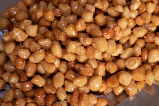 Struffoli - Traditional Neapolitan Dessert Served at Christmas. Honey Glazed, Fried