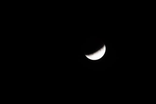 July 16, 2019, Partial moon eclipse