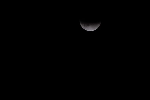 July 16, 2019, Partial moon eclipse