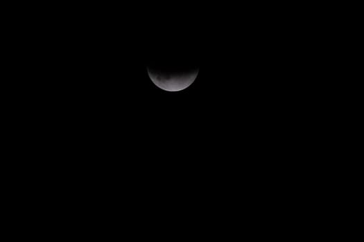 July 16, 2019, Partial moon eclipse