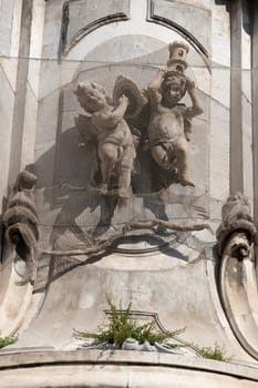 The famous ashlar of  Gesù Nuovo church in Historical center of Naples
