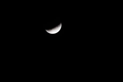 July 16, 2019, Partial moon eclipse