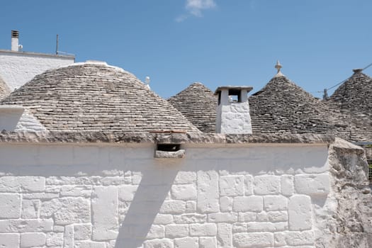 View of Trulli houses in Alberobello, Italy