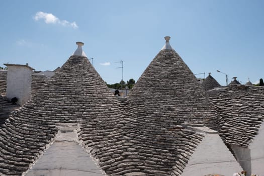 View of Trulli houses in Alberobello, Italy