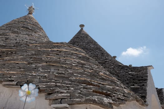 View of Trulli houses in Alberobello, Italy