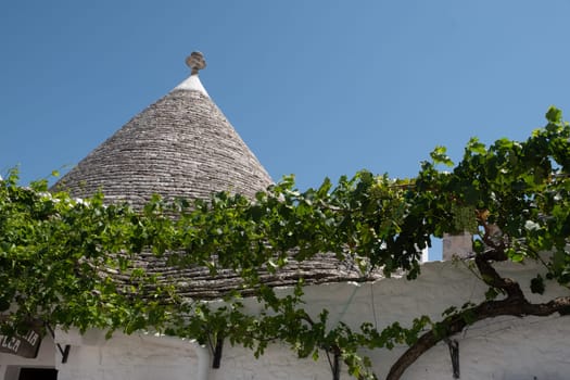 View of Trulli houses in Alberobello, Italy