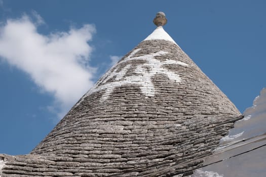 View of Trulli houses in Alberobello, Italy