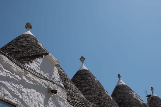 View of Trulli houses in Alberobello, Italy
