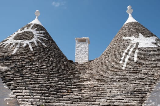 View of Trulli houses in Alberobello, Italy